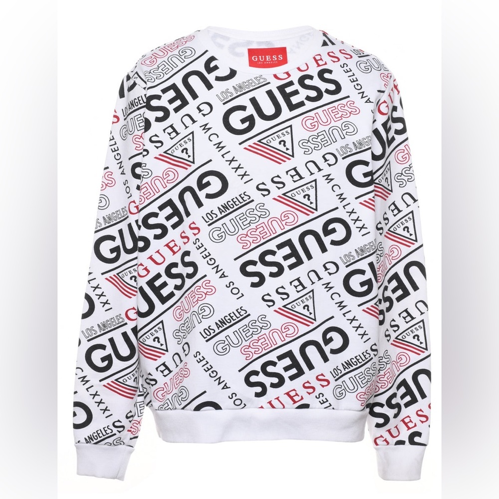 GUESS logo crewneck